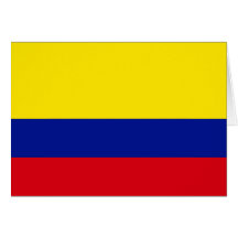 Drapeau de la Colombie Carte De Vœux