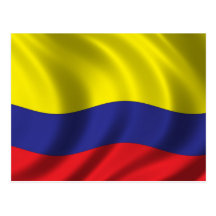 Drapeau de la Colombie Cartes Postales
