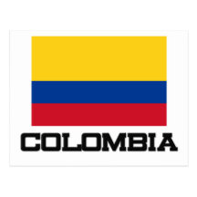 Drapeau de la Colombie Cartes Postales