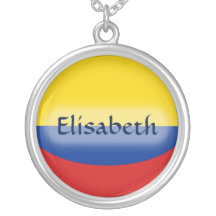 Drapeau de la Colombie + Collier nommé