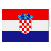 Drapeau de la Croatie Cartes