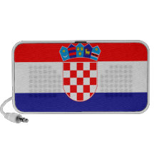 Drapeau de la Croatie Haut-parleur De Voyage