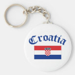 Drapeau de la Croatie Porte-clef