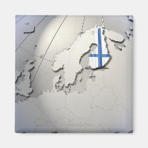 Drapeau de la Finlande Aimants