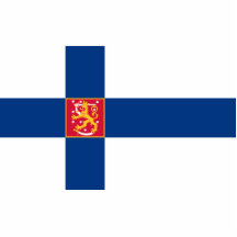 Drapeau de la Finlande (état), Fidji Photo En Relief