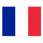 Drapeau de la France Carte Postale