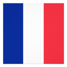 Drapeau de la France Faire-parts