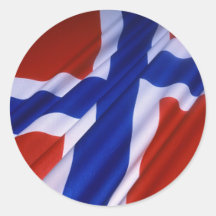 Drapeau de la Norvège Autocollants