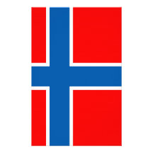 Drapeau de la Norvège Papier À Lettre Customisé