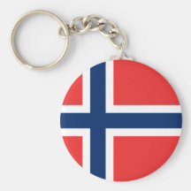 Drapeau de la Norvège Porte-clé