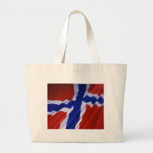 Drapeau de la Norvège Sacs De Toile