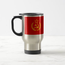 Drapeau de la nouvelle URSS, République démocratiq Mugs À Café