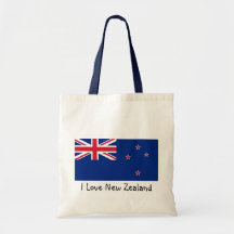 Drapeau de la Nouvelle Zélande Sacs De Toile