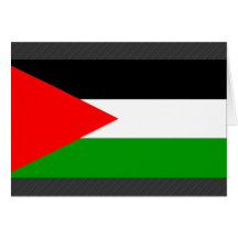 Drapeau de la Palestine Cartes De Vœux