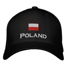 Drapeau de la Pologne Casquette Brodée