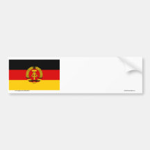 Drapeau de la RDA république Démocratique d'Allema Autocollant Pour Voiture