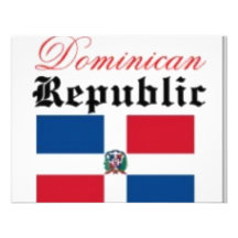 Drapeau de la République Dominicaine Invitations
