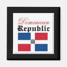 Drapeau de la République Dominicaine Aimants Pour Réfrigérateur
