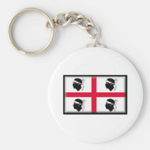 Drapeau de la Sardaigne Porte-clé