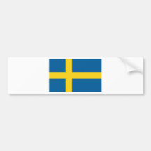 Drapeau de la Suède Autocollants Pour Voiture