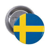 Drapeau de la Suède Badges Avec Agrafe