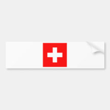 Drapeau de la Suisse Autocollant Pour Voiture