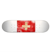 Drapeau de la Suisse Skateboards