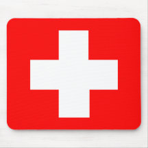 Drapeau de la Suisse Tapis De Souris