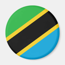 Drapeau de la Tanzanie Aimants Pour Réfrigérateur