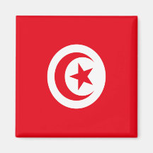 Drapeau de la Tunisie Aimants Pour Réfrigérateur