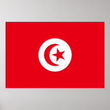 Drapeau de la Tunisie Posters