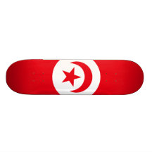 Drapeau de la Tunisie Skateboards Cutomisables