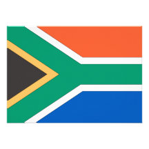 Drapeau de l'Afrique du Sud Faire-parts