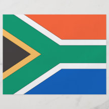 Drapeau de l'Afrique du Sud Tract Customisé