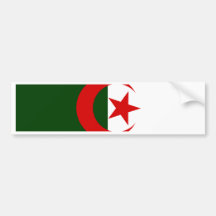 Drapeau de l'Algérie Autocollants Pour Voiture