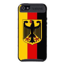 Drapeau de l'Allemagne avec le cas de l'iPhone 5 d
