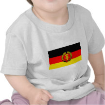 Drapeau de l'Allemagne de l'Est T-shirts