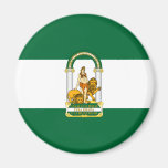 Drapeau de l'Andalousie, Espagne Aimants