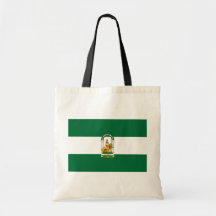 Drapeau de l'Andalousie, Espagne Sacs En Toile