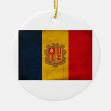 Drapeau de l'Andorre Ornement