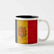 Drapeau de l'Andorre Tasse À Café