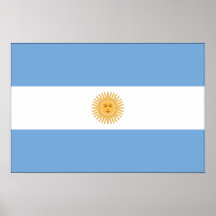 Drapeau de l'Argentine Affiches