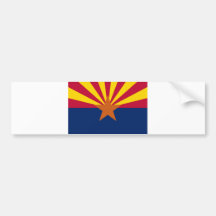 Drapeau de l'Arizona Autocollants Pour Voiture