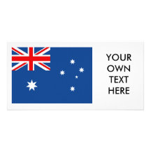 Drapeau de l'Australie Cartes De Vœux Avec Photo