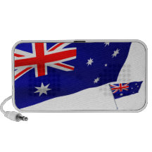 Drapeau de l'Australie dans le vent Système De Haut-parleurs