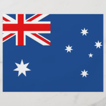 Drapeau de l'Australie Tract Customisé