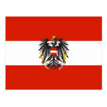 Drapeau de l'Autriche (état, variante), Autriche Cartes Postales