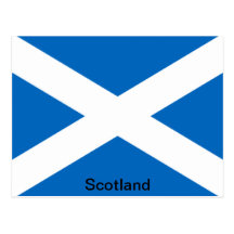 Drapeau de l'Ecosse Cartes Postales