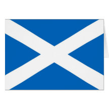 Drapeau de l'Ecosse d'écossais Carte De Vœux