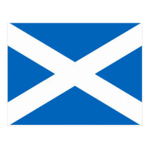 Drapeau de l'Ecosse d'écossais Carte Postale